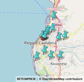 Mappa Via Giuseppe Mazzini, 89127 Reggio di Calabria RC, Italia (1.26214)