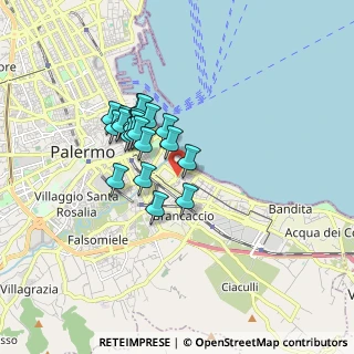 Mappa 90123 Palermo PA, Italia (1.443)
