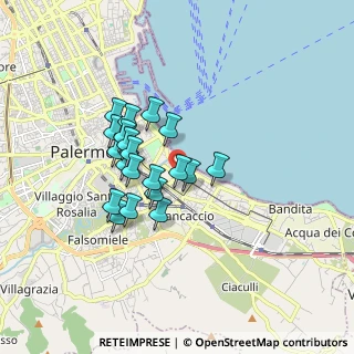 Mappa 90123 Palermo PA, Italia (1.492)