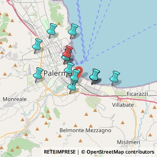 Mappa 90123 Palermo PA, Italia (3.16571)
