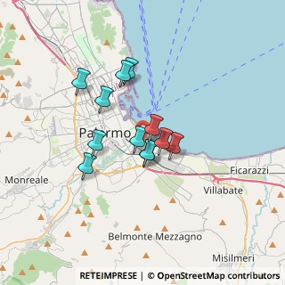 Mappa 90123 Palermo PA, Italia (2.81083)