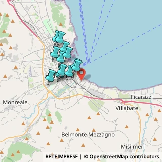 Mappa 90123 Palermo PA, Italia (3.05)