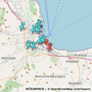 Mappa 90123 Palermo PA, Italia (3.27545)