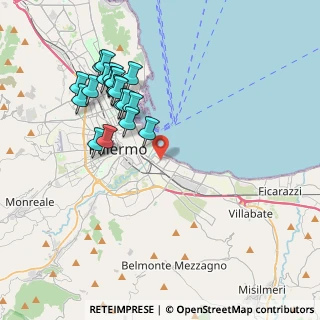 Mappa 90123 Palermo PA, Italia (4.38632)