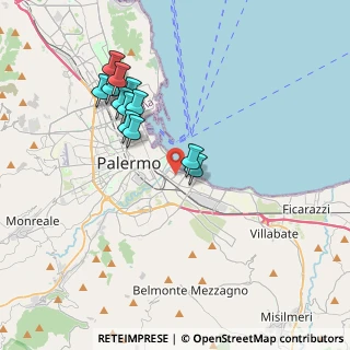 Mappa 90123 Palermo PA, Italia (3.9225)