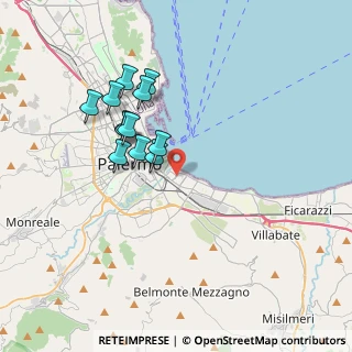 Mappa 90123 Palermo PA, Italia (3.5925)