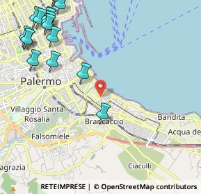 Mappa 90123 Palermo PA, Italia (3.43765)