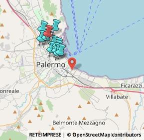 Mappa 90123 Palermo PA, Italia (3.61167)