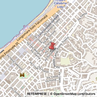 Mappa Via Possidonea, 38, 89125 Reggio di Calabria, Reggio di Calabria (Calabria)