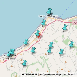 Mappa Via Giolitti, 98070 Capri Leone ME, Italia (6.07647)