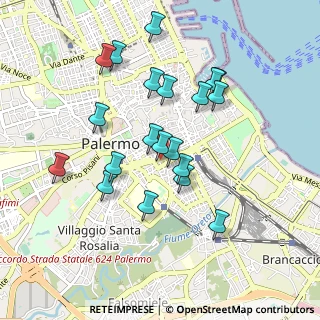 Mappa Via Perni Francesco Maggiore, 90127 Palermo PA, Italia (0.971)