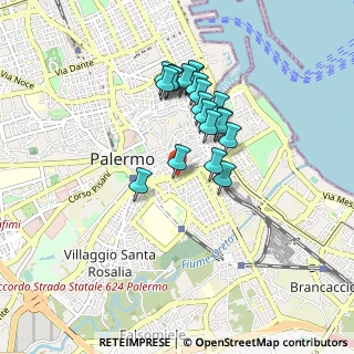 Mappa Via Perni Francesco Maggiore, 90127 Palermo PA, Italia (0.805)