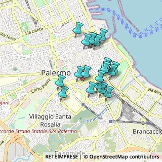 Mappa Via Perni Francesco Maggiore, 90127 Palermo PA, Italia (0.77)