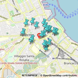 Mappa Via Perni Francesco Maggiore, 90127 Palermo PA, Italia (0.7175)
