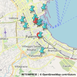 Mappa Via Perni Francesco Maggiore, 90127 Palermo PA, Italia (1.97083)