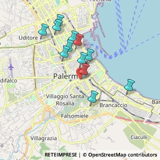 Mappa Via Perni Francesco Maggiore, 90127 Palermo PA, Italia (1.94583)