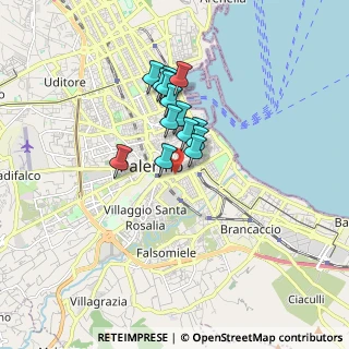 Mappa Corso Tukory, 90143 Palermo PA, Italia (1.32929)