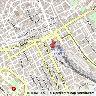 Mappa Via Francesco Maurolico, 53, 90127 Palermo, Palermo (Sicilia)