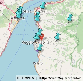 Mappa Postorino, 89126 Reggio di Calabria RC, Italia (8.80154)