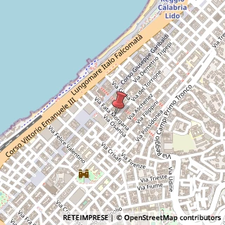 Mappa Via Fata Morgana, 89125 Reggio di Calabria, Reggio di Calabria (Calabria)