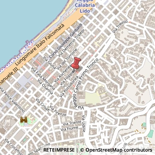 Mappa Via dei Filippini, 19, 89100 Reggio di Calabria, Reggio di Calabria (Calabria)