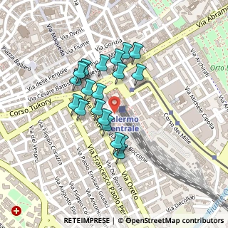 Mappa Piazza Francesco Cupani, 90127 Palermo PA, Italia (0.2035)