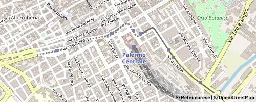 Mappa Palerme