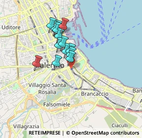 Mappa Piazza Francesco Cupani, 90127 Palermo PA, Italia (1.50571)