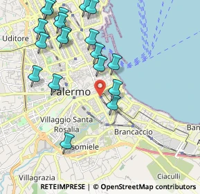 Mappa Piazza Francesco Cupani, 90127 Palermo PA, Italia (2.58579)