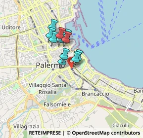 Mappa Piazza Francesco Cupani, 90127 Palermo PA, Italia (1.32273)