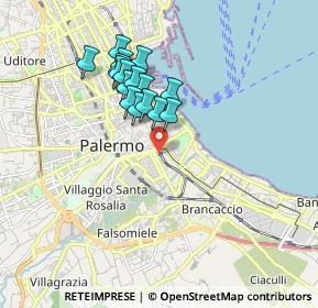 Mappa Piazza Francesco Cupani, 90127 Palermo PA, Italia (1.65938)