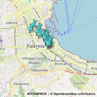 Mappa Piazza Francesco Cupani, 90127 Palermo PA, Italia (0.968)