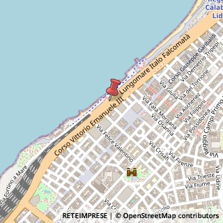 Mappa Corso Vittorio Emanuele, 107A, 89125 Reggio di Calabria, Reggio di Calabria (Calabria)