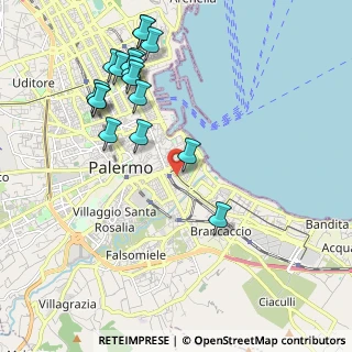 Mappa Piazza Cairoli, 90123 Palermo PA, Italia (2.55)