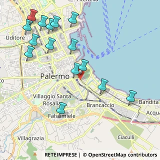 Mappa Piazza Cairoli, 90123 Palermo PA, Italia (2.72333)