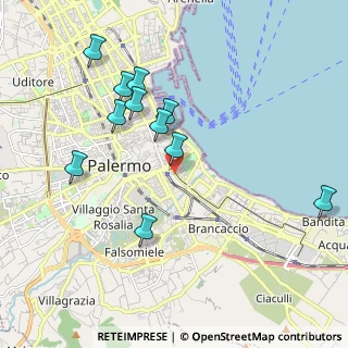 Mappa Piazza Cairoli, 90123 Palermo PA, Italia (2.19636)