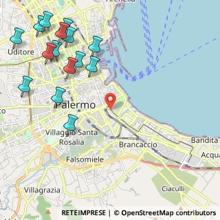 Mappa Piazza Cairoli, 90123 Palermo PA, Italia (3.23067)