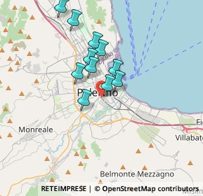 Mappa Via Francesco Porcelli, 90127 Palermo PA, Italia (3.03818)