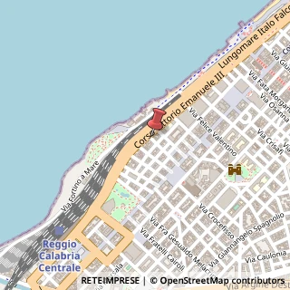 Mappa Via Cavour, 1, 89127 Reggio di Calabria, Reggio di Calabria (Calabria)