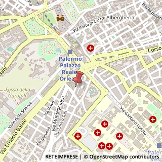 Mappa Via Enrico Toti, 118, 90128 Palermo, Palermo (Sicilia)