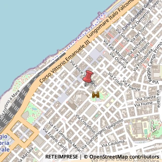 Mappa Via Telesio Bernardino, 6, 89127 Reggio di Calabria, Reggio di Calabria (Calabria)