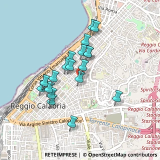 Mappa Via Crisafi, 89128 Reggio di Calabria RC, Italia (0.456)