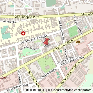 Mappa Via Michele Titone, 25, 90129 Palermo, Palermo (Sicilia)