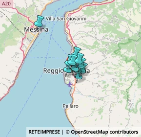 Mappa Via Reggio Campi, 89126 Reggio di Calabria RC, Italia (3.00091)