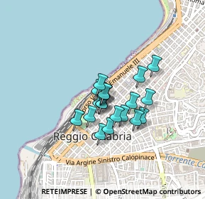 Mappa Via Cavour, 89127 Reggio di Calabria RC, Italia (0.297)