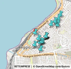 Mappa Via Cavour, 89127 Reggio di Calabria RC, Italia (0.445)