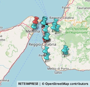 Mappa Via Reggio Campi II Tronco, 89126 Reggio di Calabria RC, Italia (10.5295)