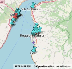 Mappa Via Reggio Campi II Tronco, 89126 Reggio di Calabria RC, Italia (9.143)