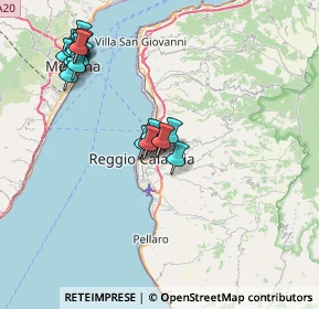 Mappa Via Reggio Campi II Tronco, 89126 Reggio di Calabria RC, Italia (8.97421)