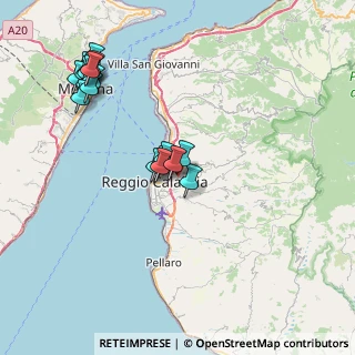 Mappa Secondo Tronco Via Reggio Campi, 89126 Reggio di Calabria RC, Italia (9.37684)